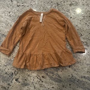 Childhoods Jersey peplum crew